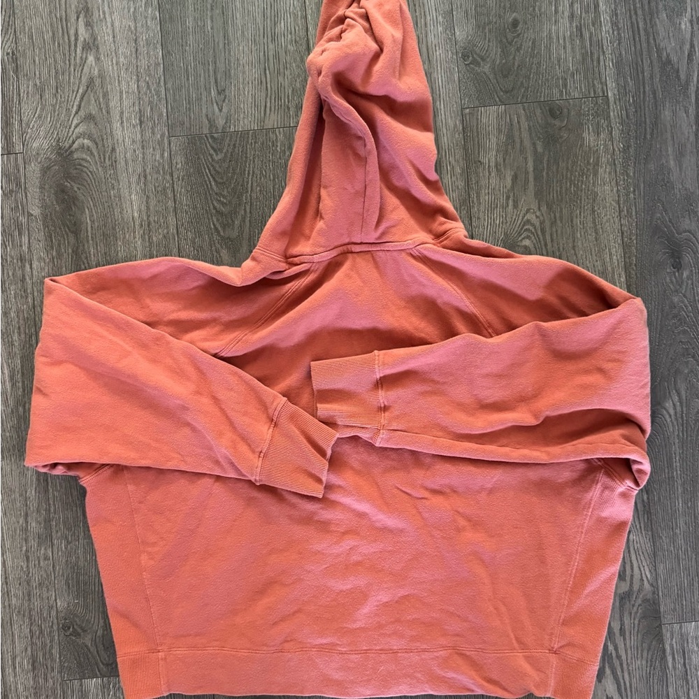 Vuori Sunnyside Hoodie Cinnamon Rust French Terry Pullover Cropped S - Picture 2 of 5